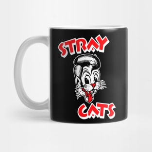 handsome cats band rock Mug